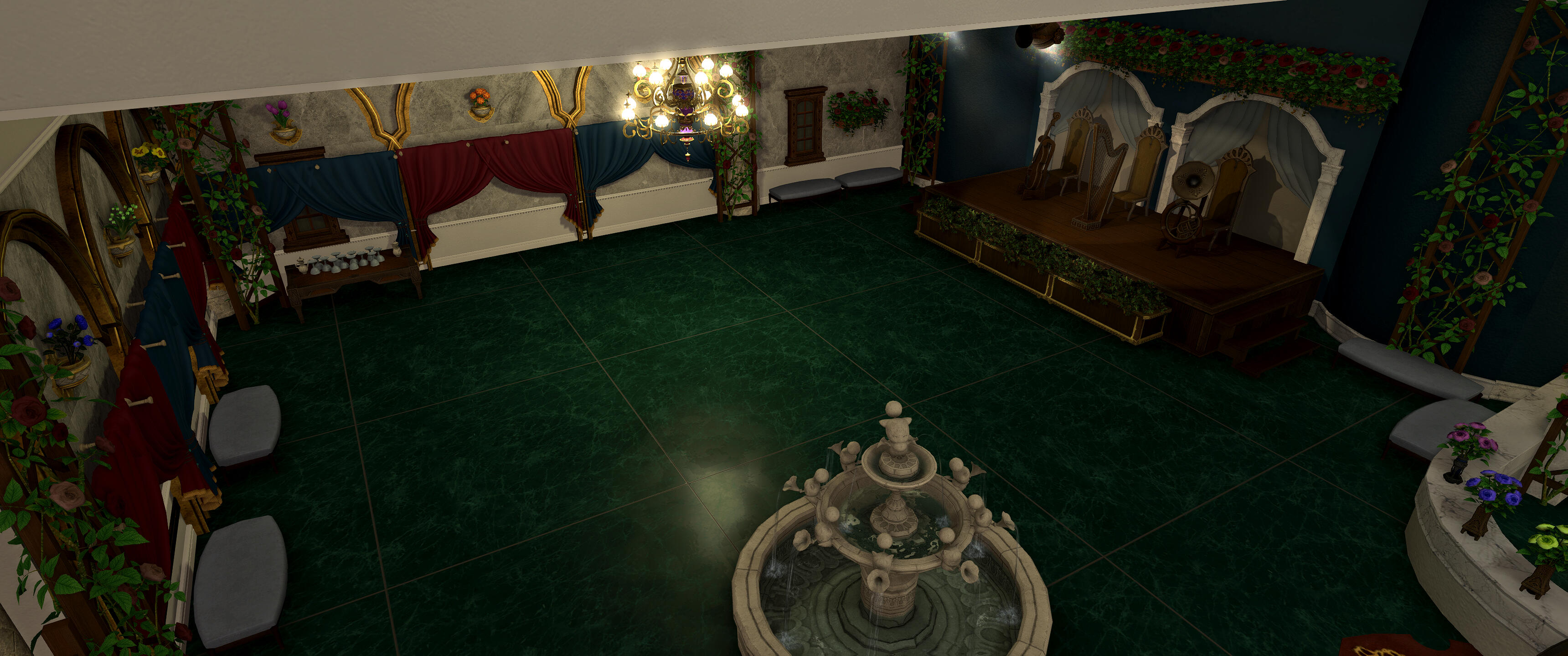 The Hall of Dancing Roses