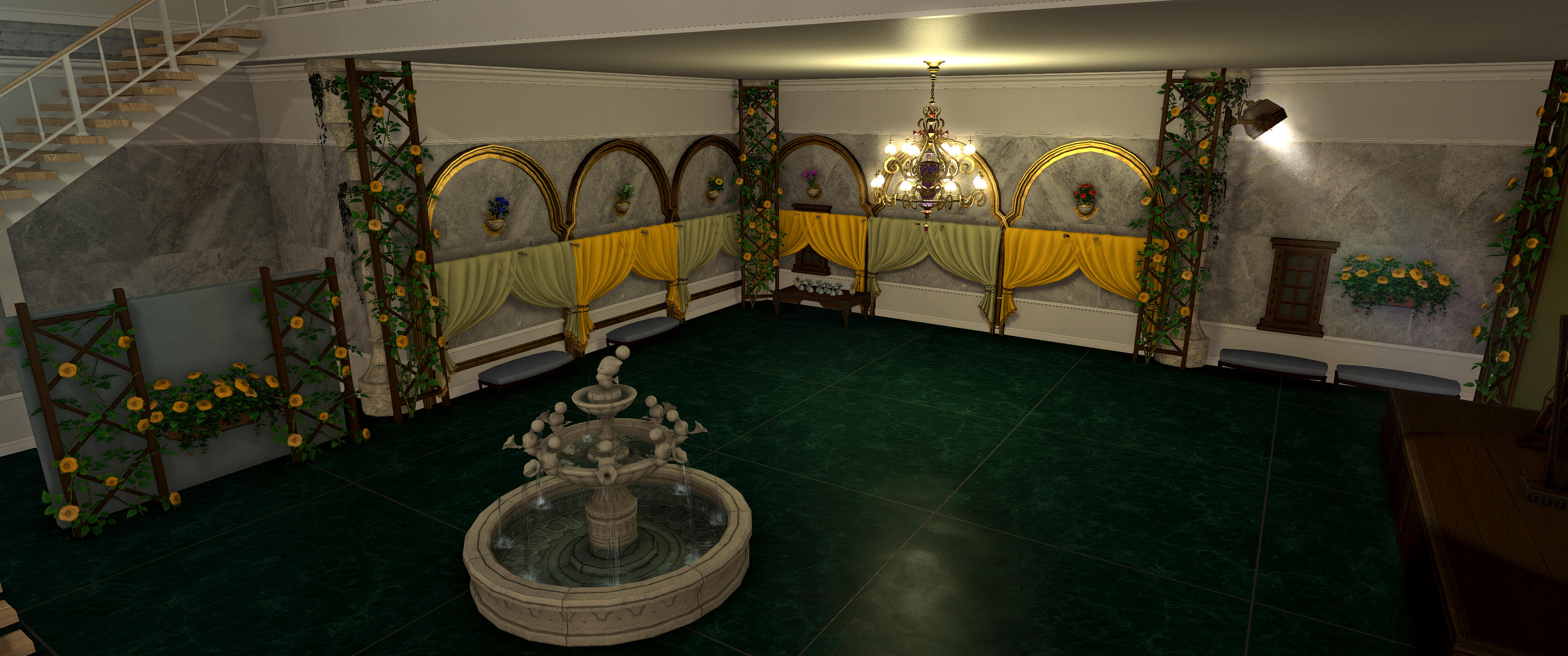 The Hall of Dancing Roses